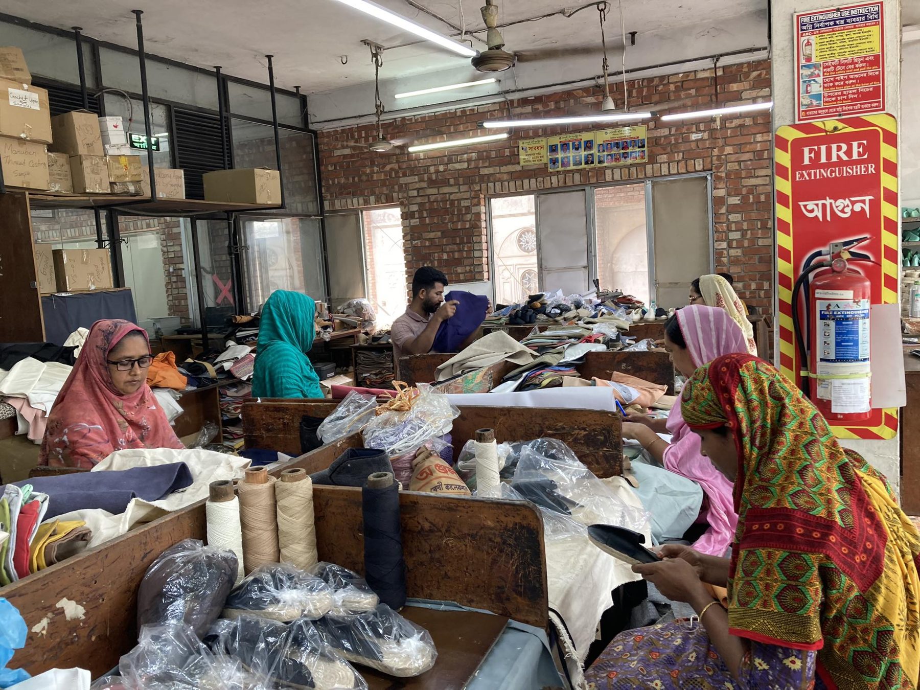 Production floor at a partner facility in Bangladesh
